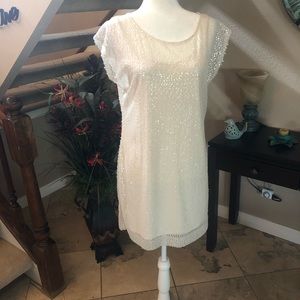 Lauren Conrad shimmering sequin dress. Size 8